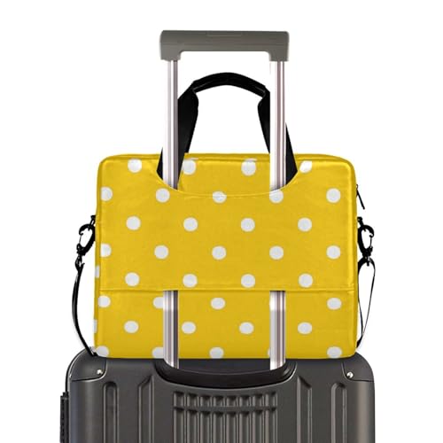 Funda para portátil con asas y correa 15.6" amarilla miniatura 4