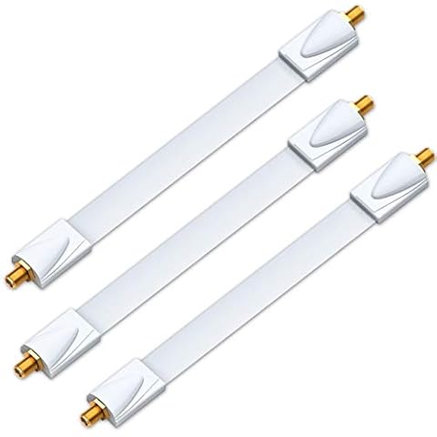 Cable de Ventana deleyCON 3x Entrada SAT 17cm Flexible Cover