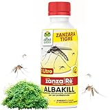 Albagarden - Insetticida Antizanzare Giardino x 1 Litro - Insetticida Concentrato per Esterno E Interno contro Zanzare Cimici Mosche Insetti Moscerini - Barriera Anti Zanzare