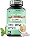 Yuve Vegan Nattokinase 2000 FU Supplement - Cardiovascular Health Support - High Blood Pressure Aid - Natural Blood Thinner - Non GMO Enzyme from Natto Extract - Gluten Free, Vitamin K Free - 60 Pills