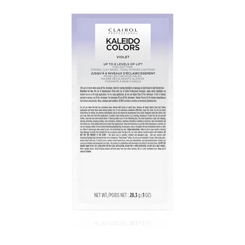 Clairol Professional Kaleidocolors, Violet, 1 oz. Hair Lightener for Light Hair