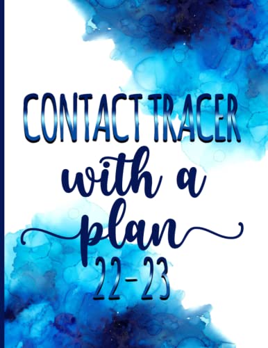 Contact Tracer With A Plan│ 2022-2023 Monthly Calendar Planner: Contact Tracer Gag Gifts │ Funny Organizer Diary Book To Dos Notes Passwords Budget For Appreciation birthday christmas image 2