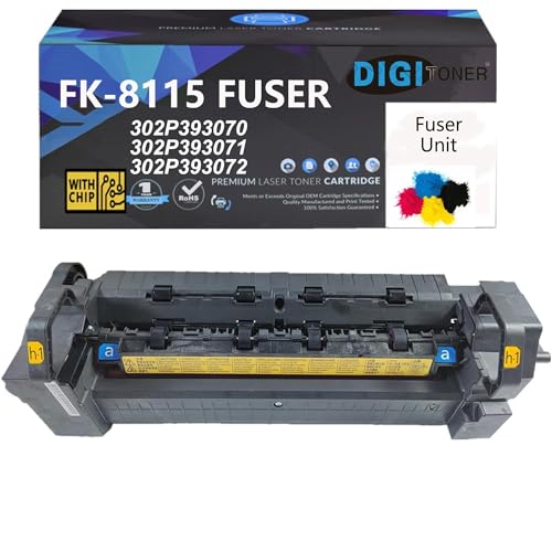 DIGITONER FK-8115 Fuser Unit Replacement for Kyocera FK-8115 302P393072 302P393071 302P393070 Fuser Unit Compatible with Kyocera ECOSYS M8124 M8130 M8124cidn M8130cidn Printers,110V (1-Pack)