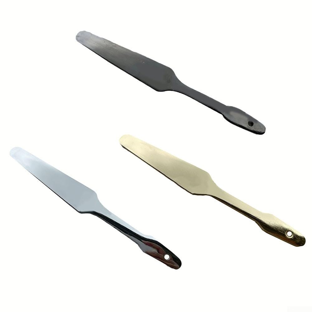 Lima per tasti della chitarra, lima triangolare per tasti, in acciaio , strumento per liutaio per chitarra (colore oro)