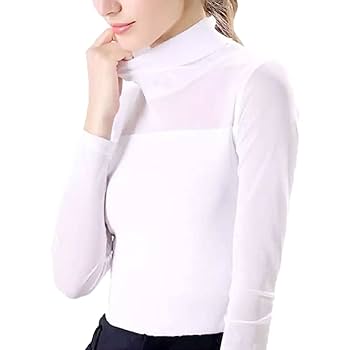 Amazon.co.jp: パワーネット トップス タートルネック 長袖