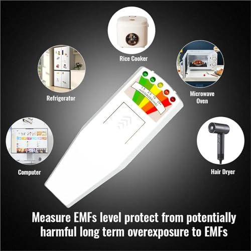 Detector EMF profesional con 5 LED portátil para radiación miniatura 2