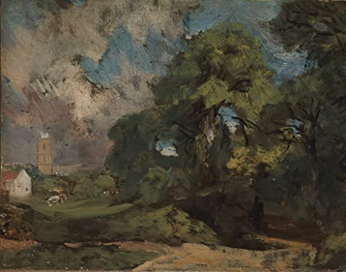 Lienzo decorativo de 60x90cm con la obra Stoke de Nayland de John Constable para despachos