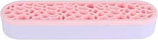 Creative Pink Silicone Makeup Brush Holder an...