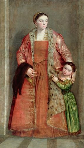 Toile Veronese Livia Da Porto Thiene tableau salon 60x90cm