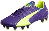 PUMA Unisex Evospeed 1.3 FG Fußballschuhe, Prism Violet-Yellow-Blue, 44 EU