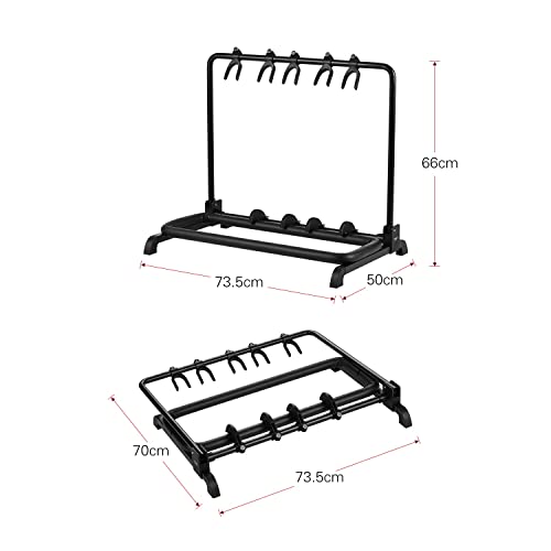 VUBLY Support de guitare pliable 5 supports pour rangement de guitare, convient pour les écrans multi-guitares et… - Les Beatles, Paul McCartney, John Lennon, RIngo Starr, George Harrison VUBLY Support de guitare pliable 5 supports pour rangement de guitare, convient pour les écrans multi-guitares et… – Image 5