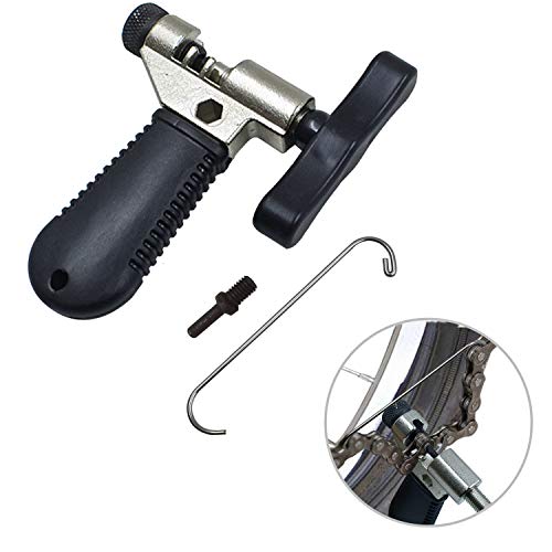 Dogxiong Bicycle Chain Splitter with Chain Hook,Bike Chain Breaker Tool Universal for 7 8 9 10 Speed Bicycle Chain Repair Tool