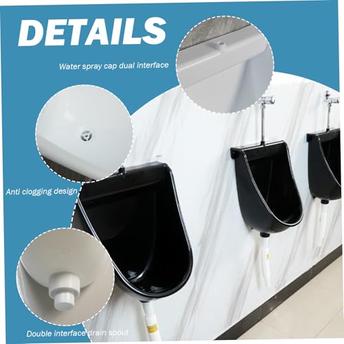 Urinoir pour hommes sans eau mural pour solutionner les problèmes de plomberie extérieure