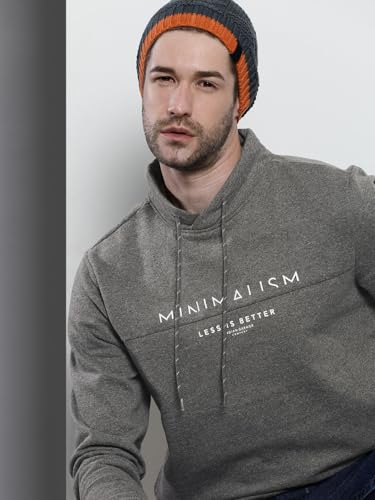 Image of The Indian Garage Co Men's Polyester Hooded Neck Sweat Shirt