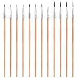 12 Pcs Pollination Brush for Indoor Hydroponic Gardens, Flower Pollination Brushes, Pollinator Brush Tool for Tomatoes, Peppers and Other Greenhouse Gardens