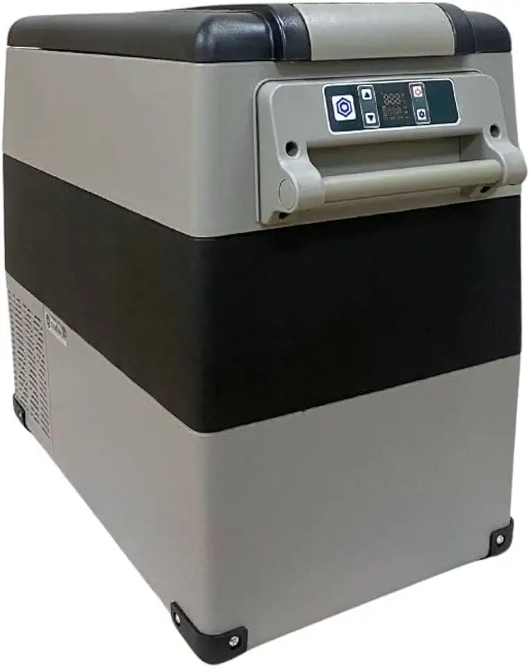 Geladeira Portátil 55 Litros 12v/24v 110v/220v Refrigerador com Freezer Caminhão Ônibus Van Carro Trailer Motor Home