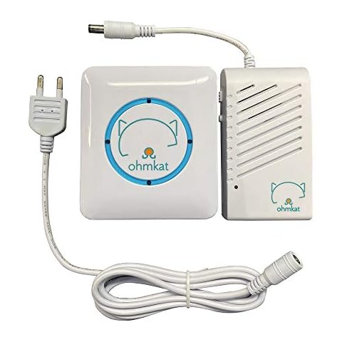 OhmKat Water Wrangler - Wireless Water Leak Sensor and Alarm with OhmKat Wireless Chime Integration Cover