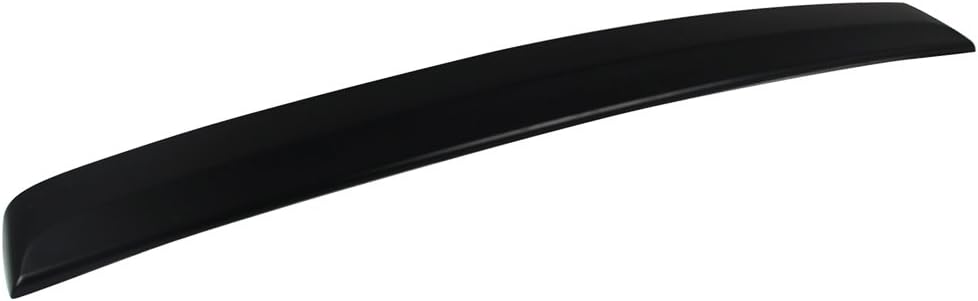 Fit 2003-2008 Nissan 350Z Roof Spoiler RS Style | IKON MOTORSPORTS, Unpainted Black, ABS, Rear Wing Lid, 2004 2005 2006 2007