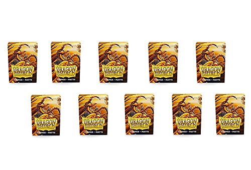Dragon Shield mini pochettes orange mat protège-carte petit format Yugioh