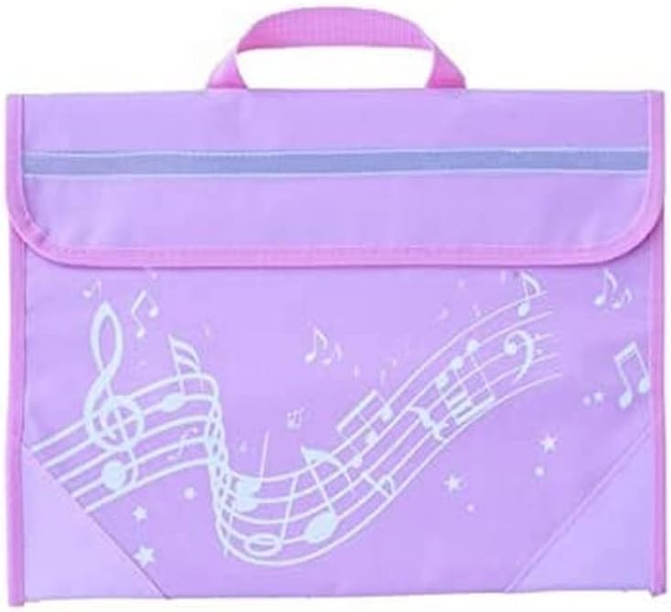 Pink Music Bag Wavy Stave Design