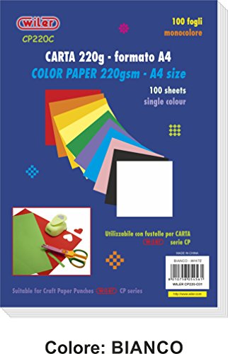 Wiler CP220C01 Confezione da 100 Fogli di Carta