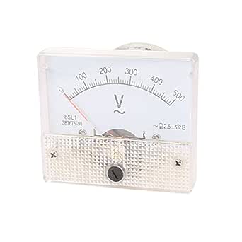 VOLTMETRO ANALOGICO MISURATORE Di Tensione Struttura Semplice Peso - Foto 4