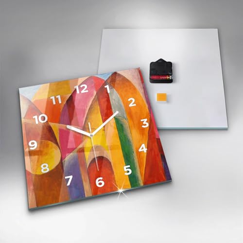 Horloge murale de qualité supérieure Wallfluent à design abstrait - 5
