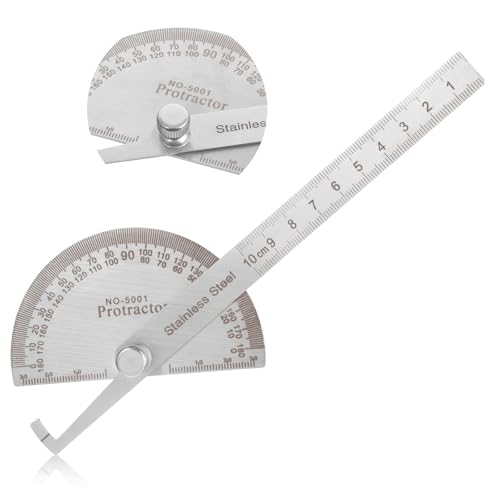 Stainless Steel Protractor Angle Finder Tool