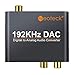 Neoteck 192KHz Digital to Analog Audio Converter Coaxial Optical to Analog Stereo L/R RCA 3.5mm Jack Audio Adapter with Optical Cable for PS3 HD DVD PS4 Sky HD Plasma Blu-ray Home Cinema Systems
