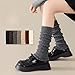 SofZenrM Fashion Sequin Leg Warmers for Women Retro Fancy 80s Style Soft Leg Warmers for Winter (khaki)