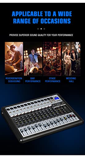 Weymic Mr-60 Professional Mixer (6-Channel) For Recording Dj Stage Karaoke Dsp Effector W/Usb Drive For Recording Input, Xlr Microphone Jack, 48V Power, Rca Output #TOP4