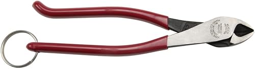 Miniatura 5 de Klein Tools Alicates D248-9STT, fabricados en Estados Unidos, alicates de corte diagonal de Ironworker con diseño de alto apalancamiento y anillo