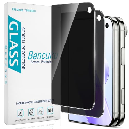 Bencuku 2 Pack Privacy Screen Protector for iPhone Duo Tempered Glass