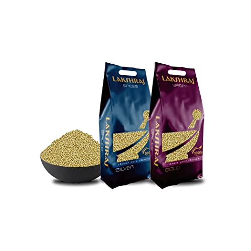 Image of LAKSHRAJ SPICES Yellow Mustard Seeds - 1 Kg | Pilli Sarso