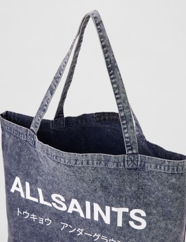 Bolso Tote de Jeans Acid Wash Deep Sea Navy miniatura 5