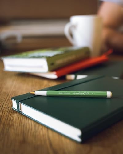 Image of LEUCHTTURM1917 Ball Point Pen Drehgriffel No.1 Sage Green | Royal Blue Ink, Twist Mechanism, Drehgriffel No. 1, Smooth Writing, Premium Stationery, Journaling