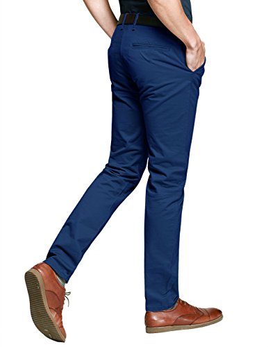 Image of Match Mens Regular-Fit Casual Flat Front Chino Pants