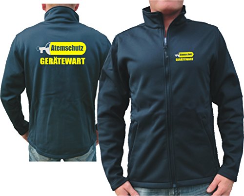 FEUER1 SmartSoftshelljacke Navy, Atemschutz Gerätewart