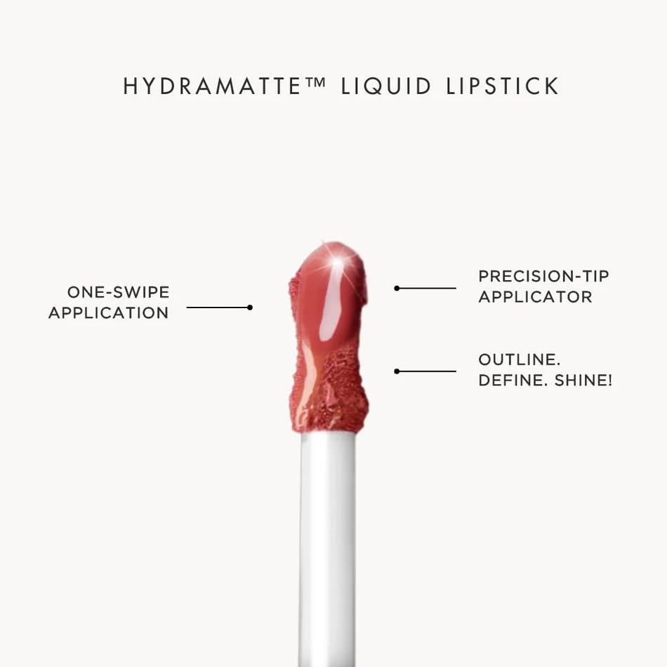 Image of HYUE HydraMatte Liquid Lipstick | Blush Edit: Mauve Licious, Biscotti Hottie, Parisian Pink | 2.2 ml x 3 | Long-Wear Soft-Matte Finish | with Jojoba, Almond & Indian Gooseberry Extract