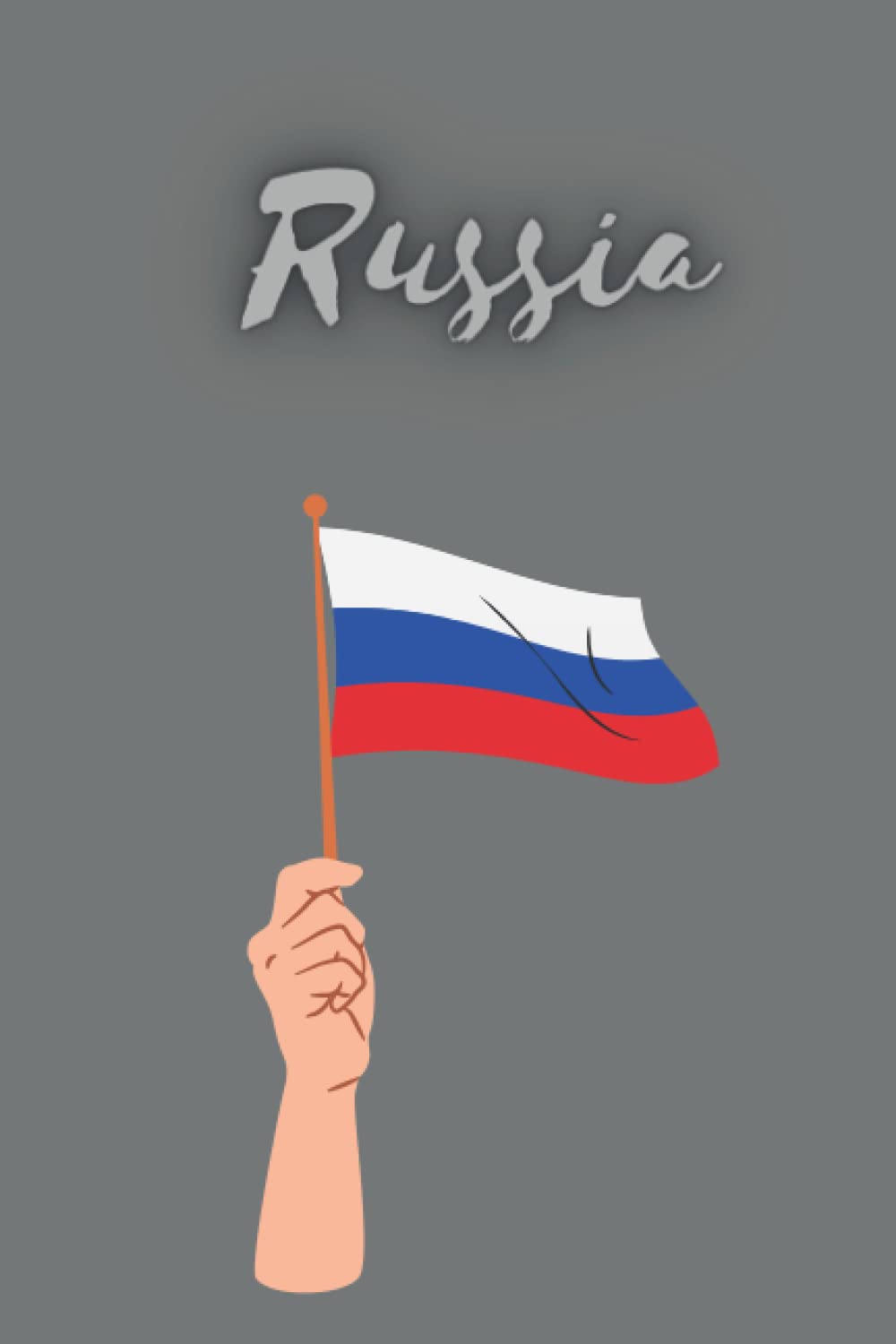 Russia: Russian Themed Blank Lined Notebook
