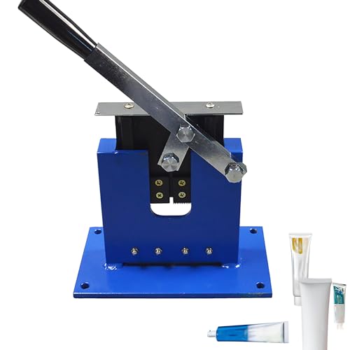 Maisutseb Manual Tube Crimping Sealing Machine Soft Aluminum Tube Sealing Machine Wave Flat Pattern for Aluminum Tube Toothpaste