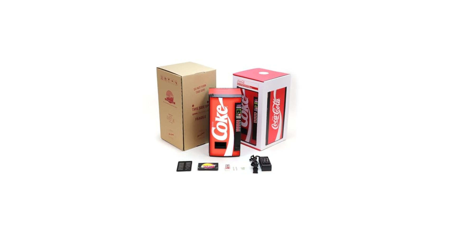 【雑貨屋50s】コカコーラ ファウンテンマシン　レプリカ Coca-Cola Classic Replica Vending Machine Mini Fridge – New