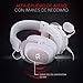 Redragon H510W ZEUS 2 WHITE - Auriculares headset cómodos para Gaming -...