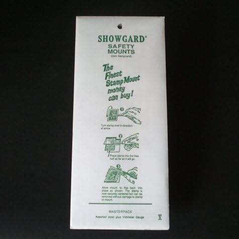 Pre-cut Black Stamp Mounts Masterpack