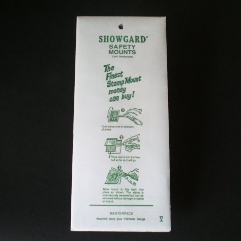 ShowgardPre-cut Black Stamp Mounts Masterpack