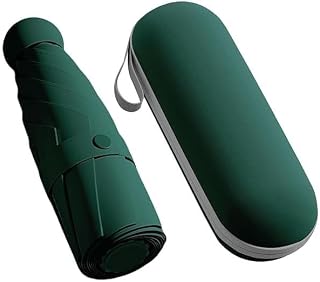 Heerharini Mini Umbrella with Case for Men & Women (Manual Open) Compact Travelling Pocket Umbrella, Polyester & UV Protec... Price In India