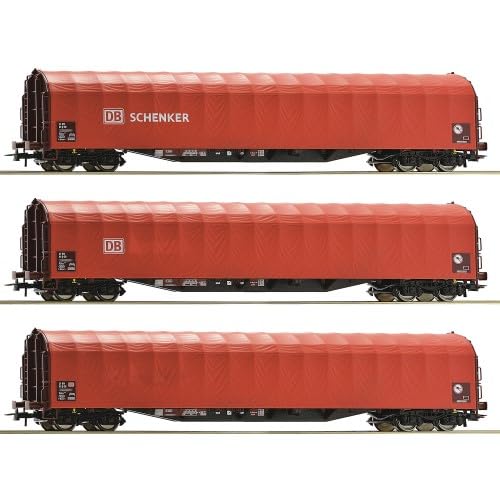 Roco 6600156 H0 3er Set Schiebeplanenwagen Rilns, DB AG, Ep. VI