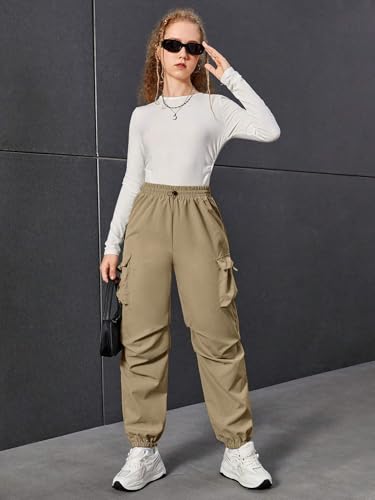 Image of TAGAS Cargo for Girls|Joggers for Girl| Cotton Cargo for Girls |girlscargo Lower|Relaxed Trouser(GC-45)