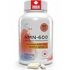 Live 5AM NMN Supplement 600 mg | 60 Capsules High-Potency NAD+ Booster for Cellular Energy, Metabolism & Healthy Aging – 99% Pure Nicotinamide Mononucleotide – Vegan, Non-GMO, Made in Canada