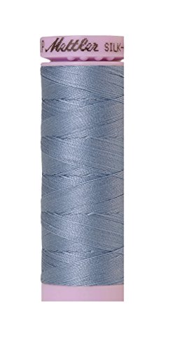 Mettler Silk-Finish 50 Weight Solid Cotton Thread, 164 yd/150m, Summer Sky miniatura 1